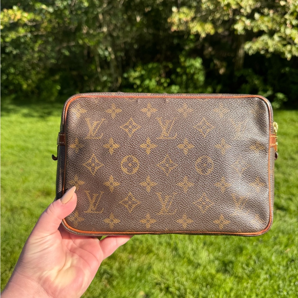 Louis Vuitton Monogram Brown Toilletries Bag